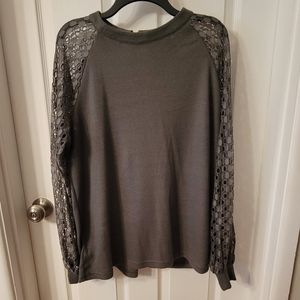 Lace Long Sleeve Top